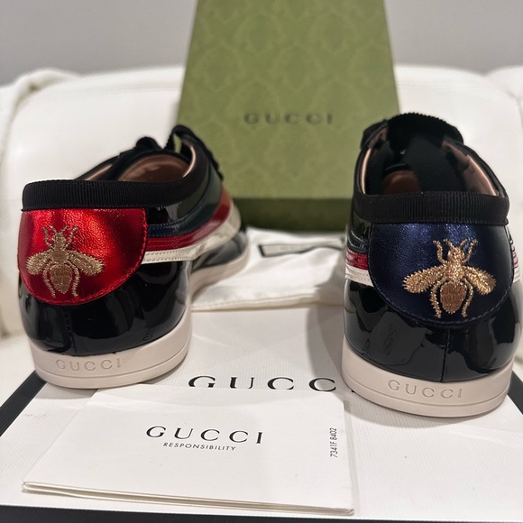 Gucci Patent Leather Sneakers
Gucci size 6.5 fit like a real USA size 9.5 women - Picture 7 of 13